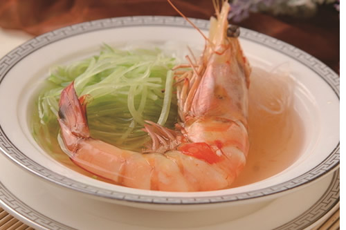 蘿卜絲燉海捕蝦